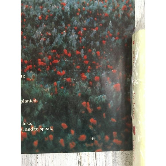 Ecclesiastes 3:1 To Everything There is a Season Vtg 1970s Book Club Poster - Picture 2 of 12